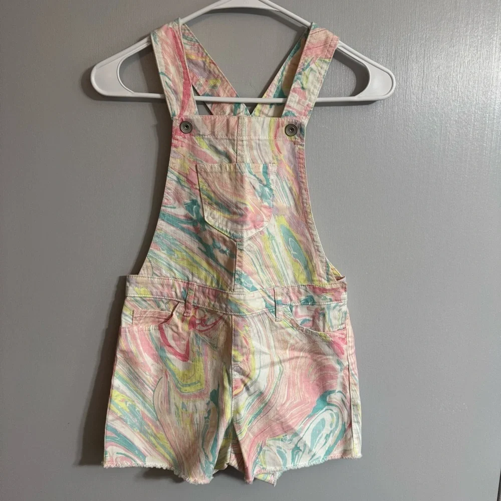 The Children's Place Overalls Size 8 in Pink and White